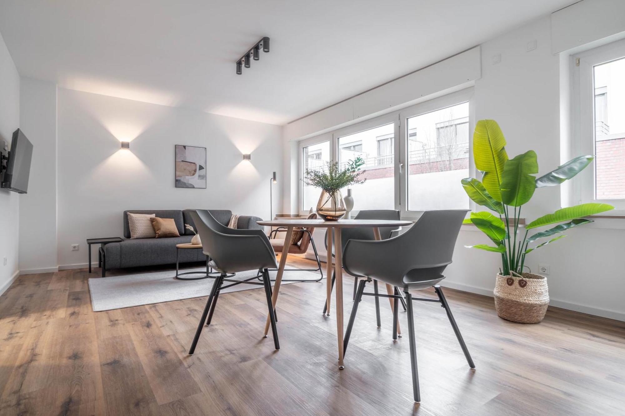 Modern & Minimal - Design-Apartment In Stadtmitte วีเซิล ภายนอก รูปภาพ