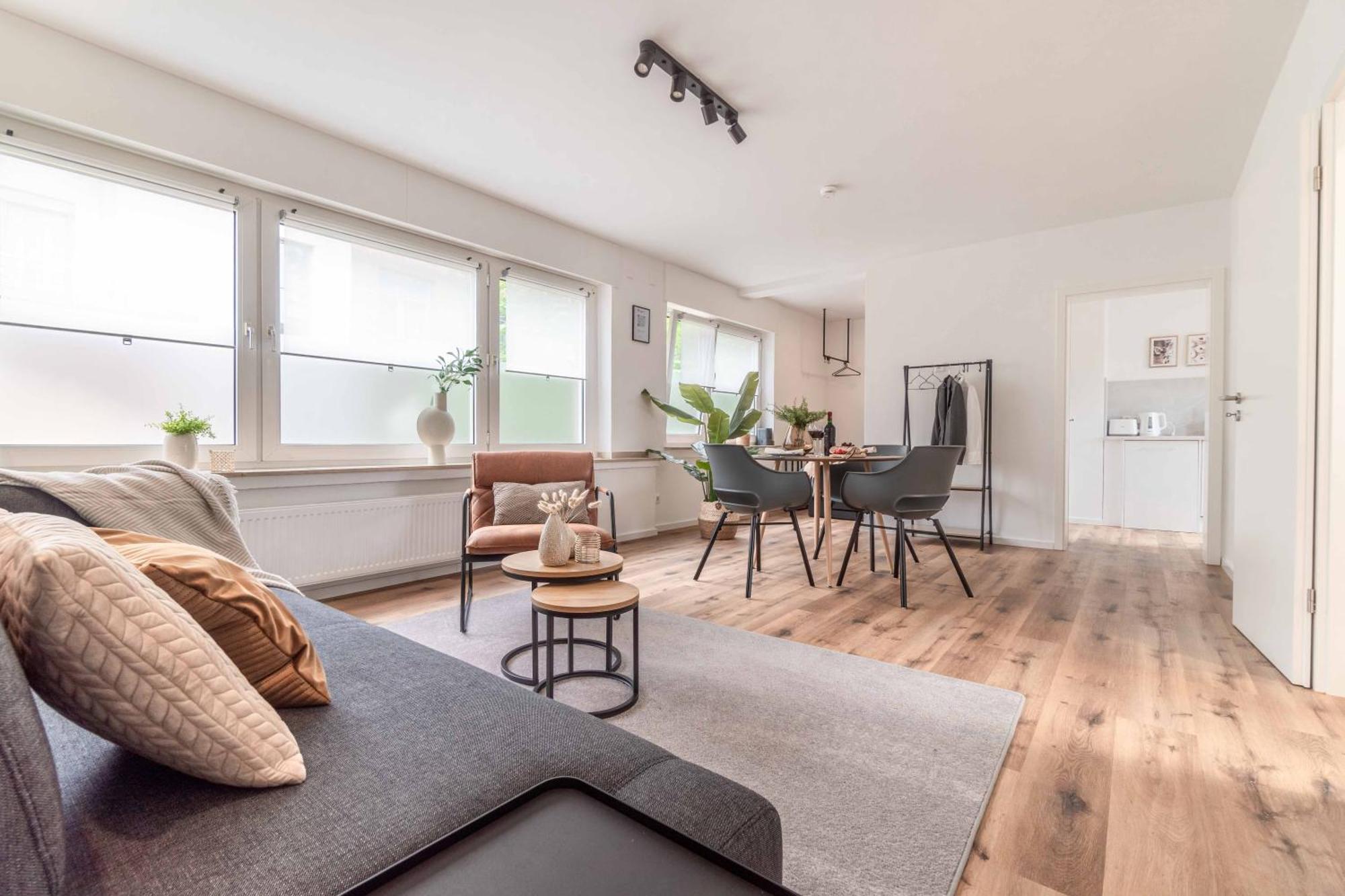 Modern & Minimal - Design-Apartment In Stadtmitte วีเซิล ภายนอก รูปภาพ